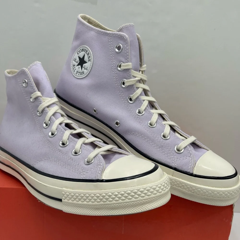 Converse Men’s A02754C CHUCK 70 HI VAPOR VIOLET/EGRET High-Top Sneakers Purple